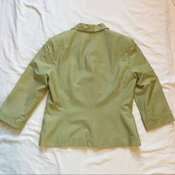 VTG Jacqueline Ferrar Light Green Spring Blazer, 6 - Picture 6 of 9